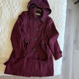New York & Company Plum Coat